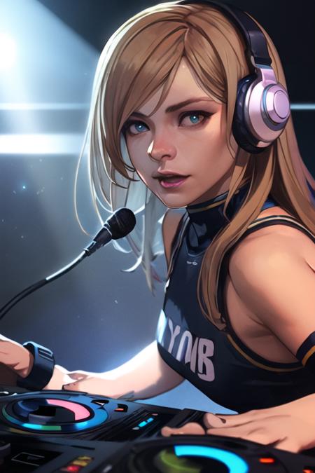 10581-905175852-female DJ, cinematic lighting, hyperrealistic, focused, extreme details,cinematic, masterpiece, hunger clicker style.png